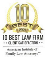10 Best 2021 10 Best Law Firm Client Satisfaction American Institute of Family Law Attorneys